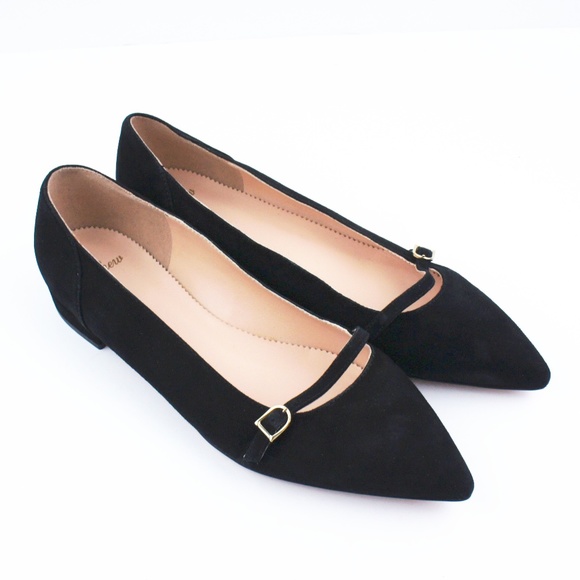New JCREW Gwen Mary Jane Pieced Ballet Flats Suede - Picture 5 of 5